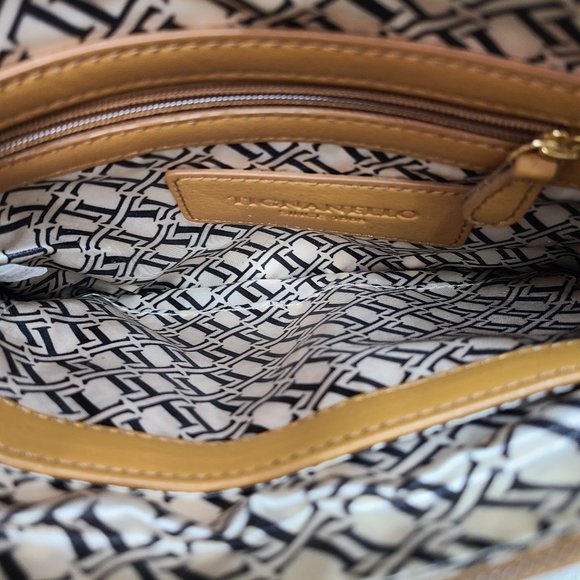 Tignanello Crossbody purse, Camel glove Leather - Picture 5 of 9